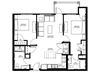 2 Bedroom Floor Plan